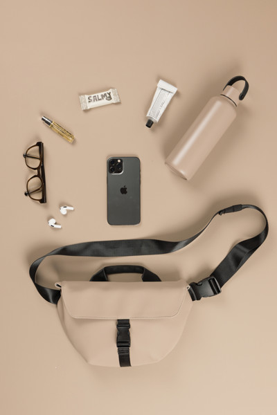VINGA Sac bandoulière RCS Baltimore - Greige