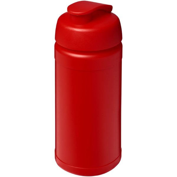 Sportovní láhev s vyklápěcím víčkem Baseline® Plus 500 ml - Červená s efektem námrazy