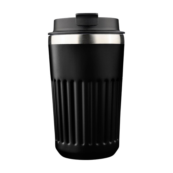 Travel mug Chiara | Recycled | 400 ml - black