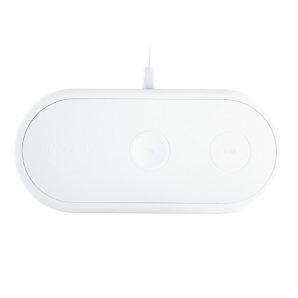3-en-1 Chargeur sans fil rapide CALSLEY - blanc