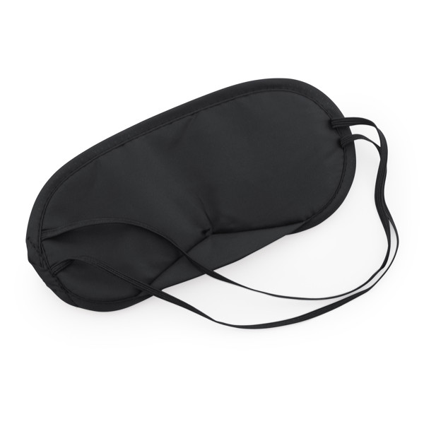 Antifaz de viaje personalizado de microfibra con doble elástico
