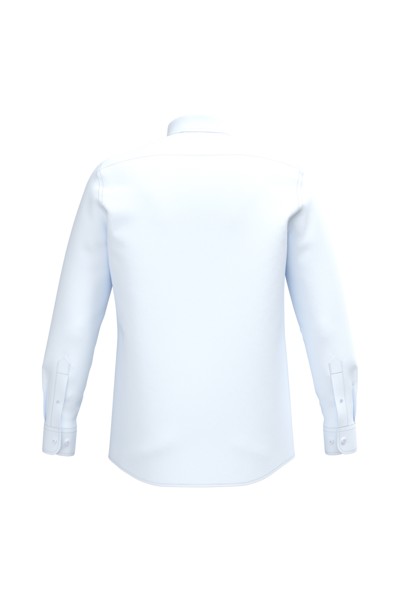 Men’S Poplin Easy Care Polycotton Shirt - White / L