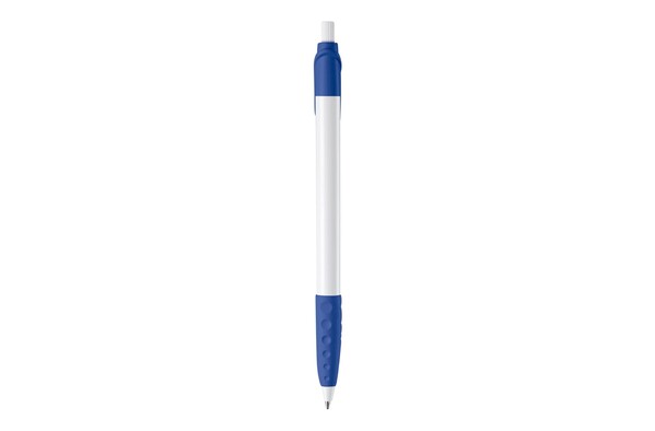 Cosmo ball pen rubber grip HC - White / Royal Blue