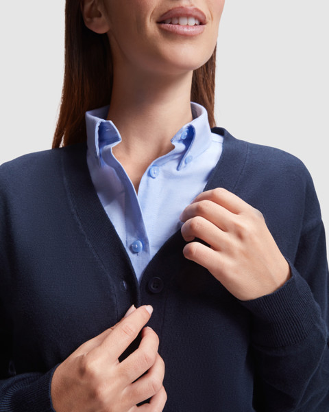 Explorer Woman Cardigan - Navy Blue / XXL