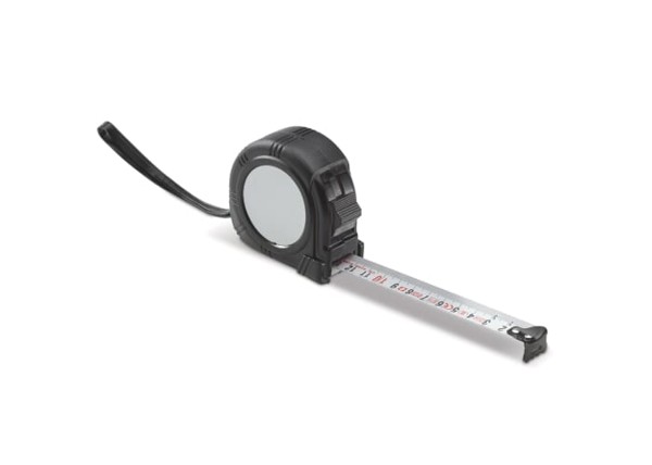 Tape measure 5m - Black