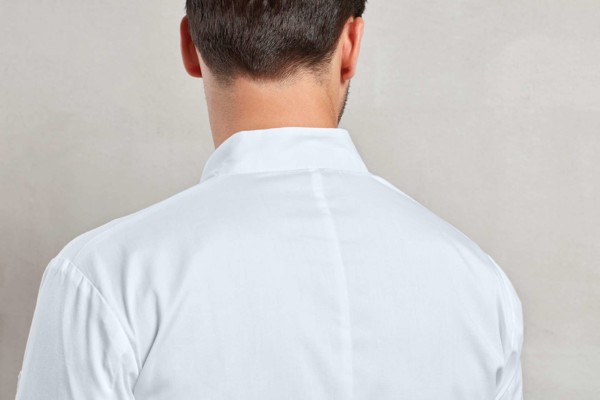 'Essential' Long Sleeve Chef's Jacket - White / 4XL
