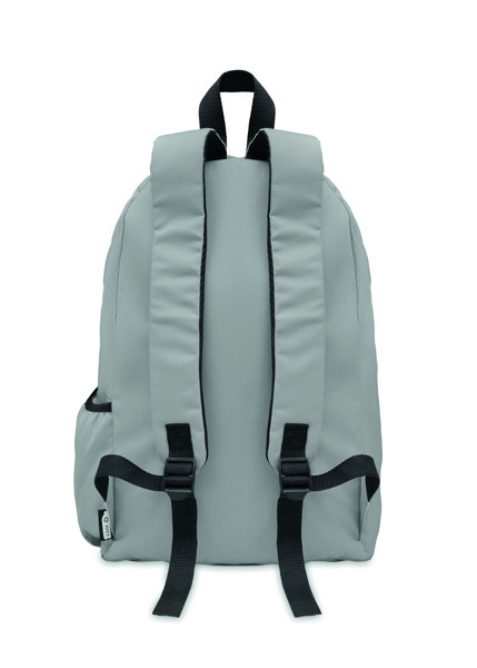 Mochila poliéster RPET 600D Bapal+ - Cinza