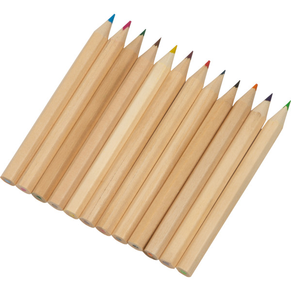 coloured pencil set 12 piece ASHTON - Multicolored