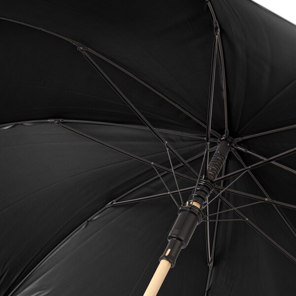 rPET 190T automatic golf umbrella Milan - black