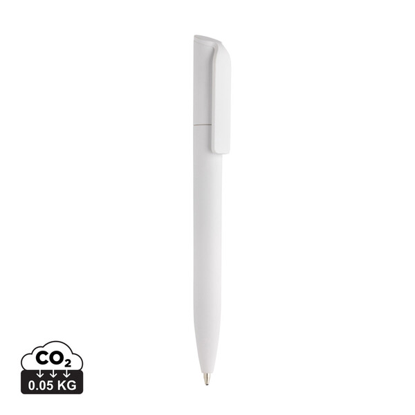 Pocketpal GRS certified recycled ABS mini pen - White