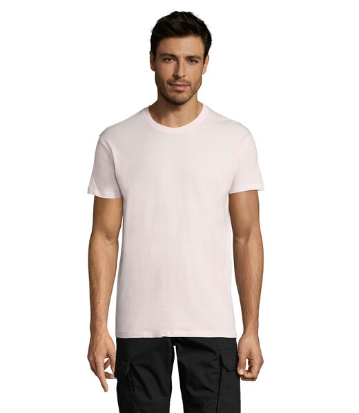 REGENT T-shirt unissex 150g - Cor-De-Rosa PálidaL