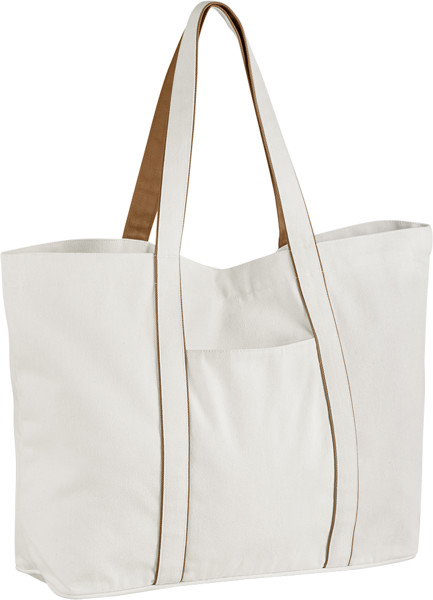 Großer Shopper "Courtside" Westford Mill | W 952 - Soft White / Caramel / onesize
