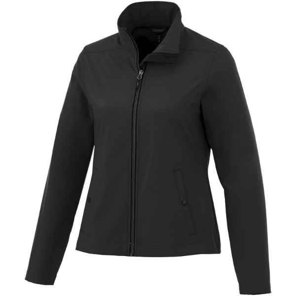 Karmine women's softshell jacket - Solid Black / S