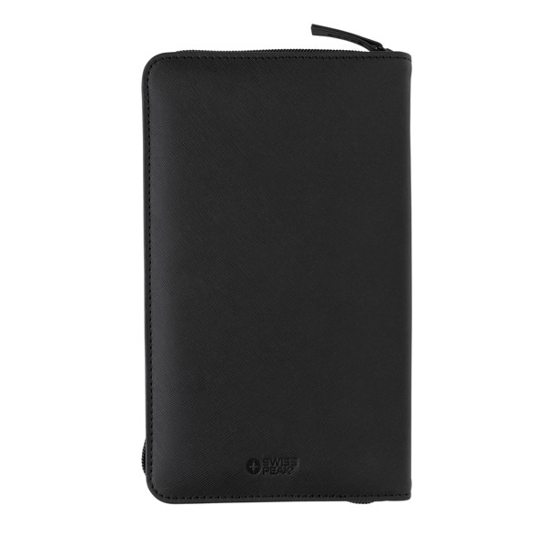 Swiss Peak Heritage RCS rPU RFID rejsepung, sort