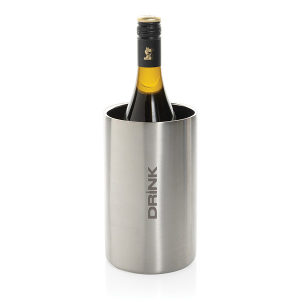 Vino vedro za vino iz recikliranega nerjavečega jekla, Ø120 mm - Silver