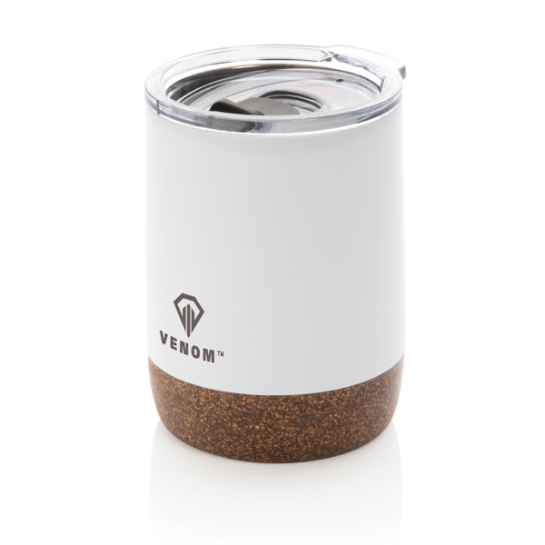 RCS Re-steel cork small vacuum coffee mug - White