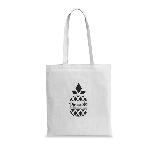 WHARF. 100% cotton bag (100 g/m²) - White