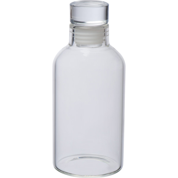 FABRIZIO Üveg ivópalack, 300 ml - Transparent