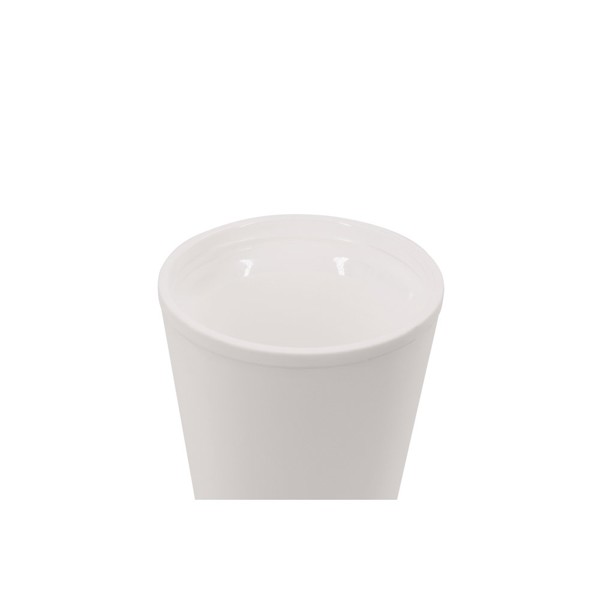 FIGLIOLI. Double-walled, leak-proof PP travel cup - White