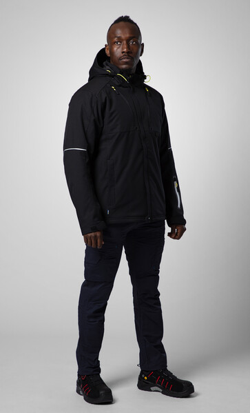 3407 3 LAYER PADDED JACKET GREY XS