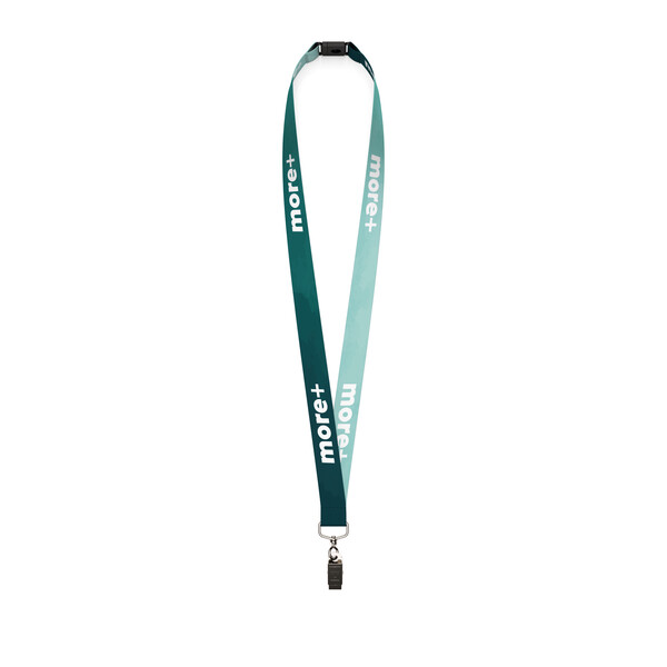 Cordino a sublimazione in RPET - 15mm Larghezza / L4 Clip Bulldog / Stacco di sicurezza