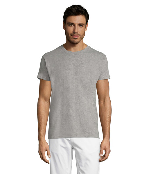 REGENT T-shirt unissex 150g - Cinzento Dois TonsM