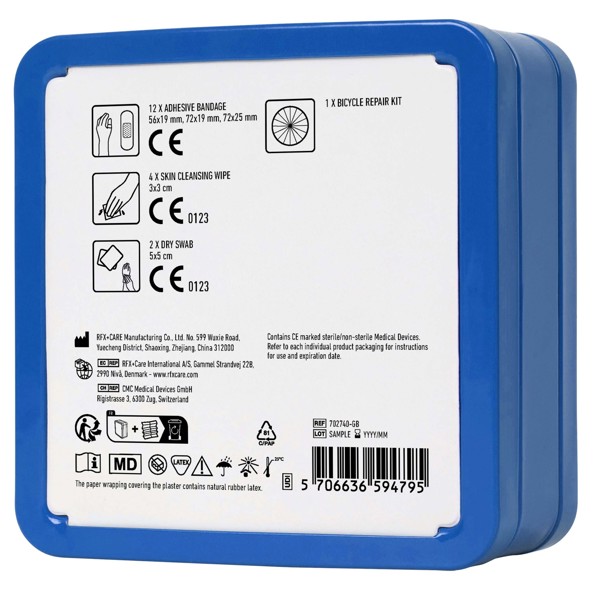 kit de réparation de vélo en métal MyKit - Bleu
