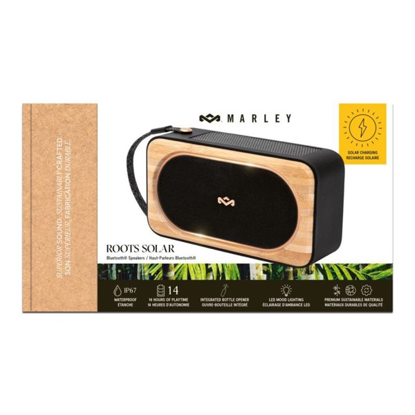 House of Marley Roots solar, Bluetooth speaker