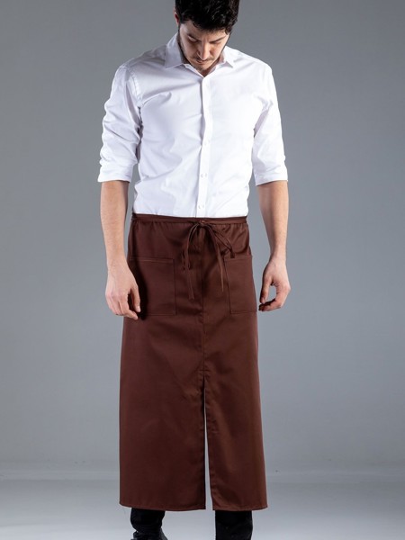 Tablier With Vent - Grey