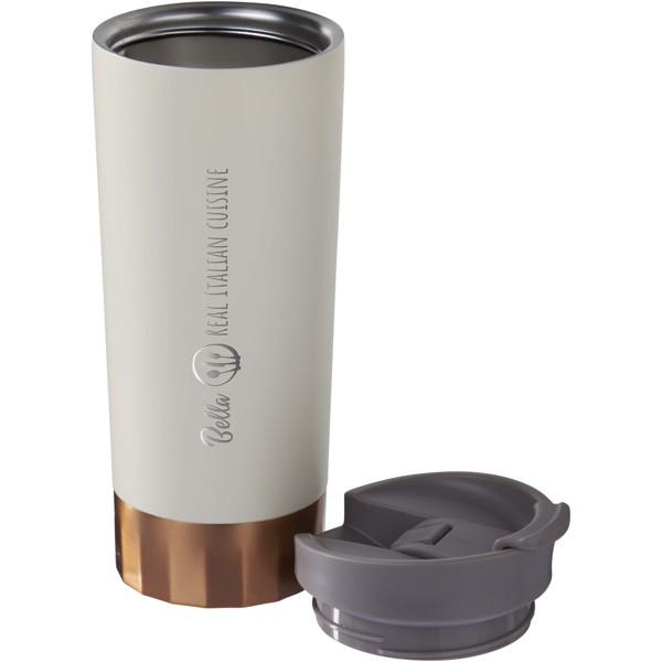 Bicchiere Peeta con isolamento sottovuoto in rame da 500 ml - Cromato