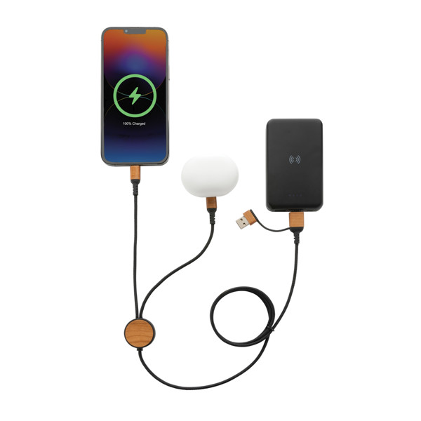 Ohio 6-v-1 kabel, 120 cm, reciklirani materiali