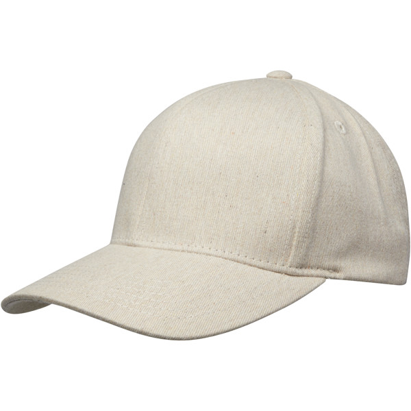 Cappellino in tessuto riciclato Aware™ a 6 pannelli Opal - Oatmeal