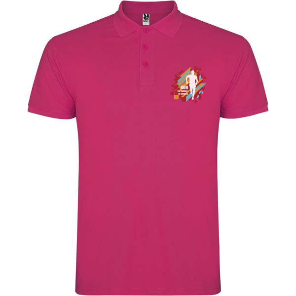 Polo Star à manches courtes pour homme - Rossette / 3XL