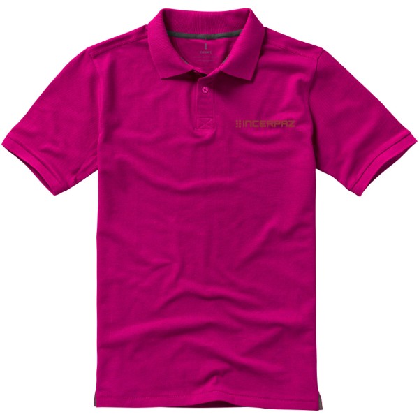 Polo de manga curta para homem de 200 g/m² Calgary - Magenta / S