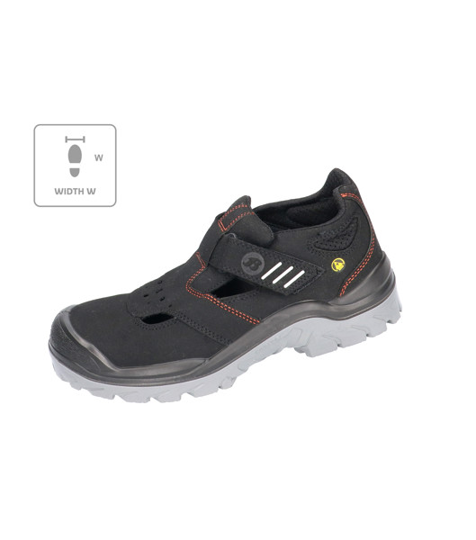 Sandále unisex Bata Industrials Act 151 W - Čierna / 39