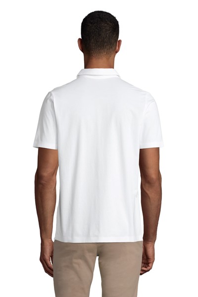 POLO EM JERSEY MERCERIZADO PARA HOMEM - NEOBLU RELAX OSCAR MEN - Branca 