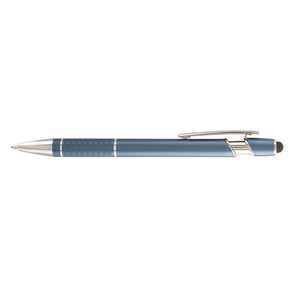 Stylo Prince Mat Stylet - Bleu / Jet d’encre 4 couleurs