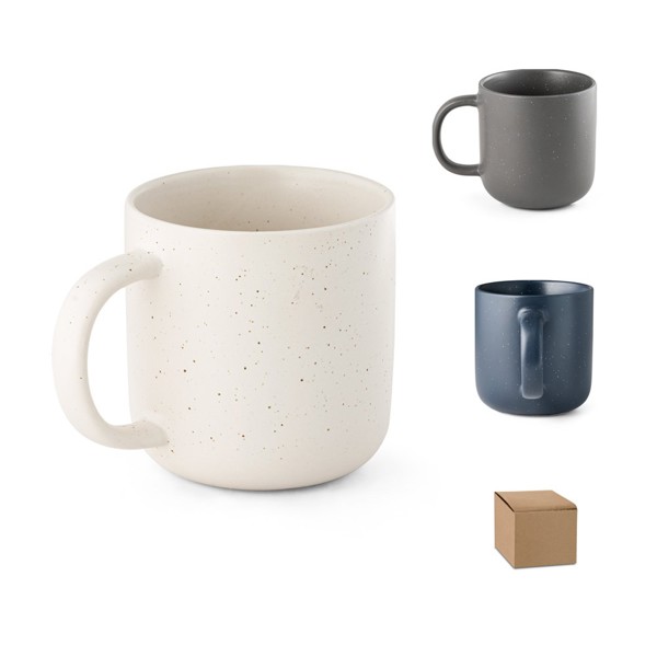 CONSTELLATION. Caneca em cerâmica 370 ml - Branco Pastel