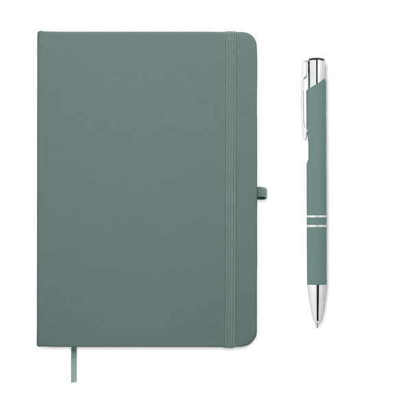 Set carnet A5 et stylo Arcopen - Petrole