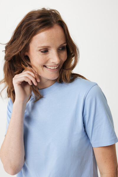 Iqoniq Sierra Lightweight T-Shirt aus recycelter Baumwolle - Sky Blue / XXL
