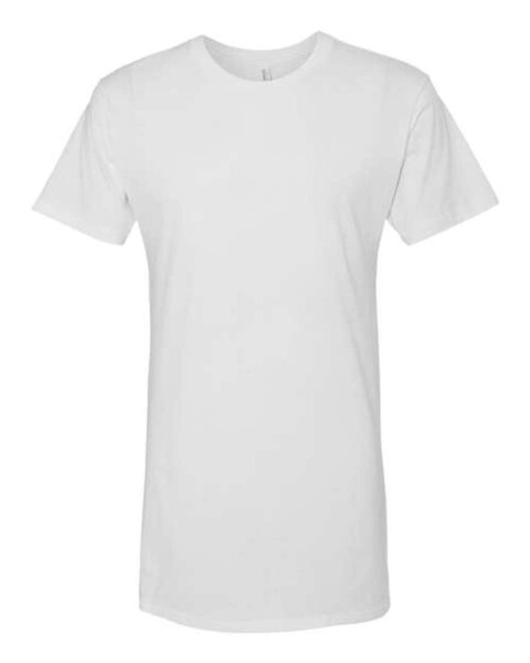 Men's Long Body Urban Tee - White / L