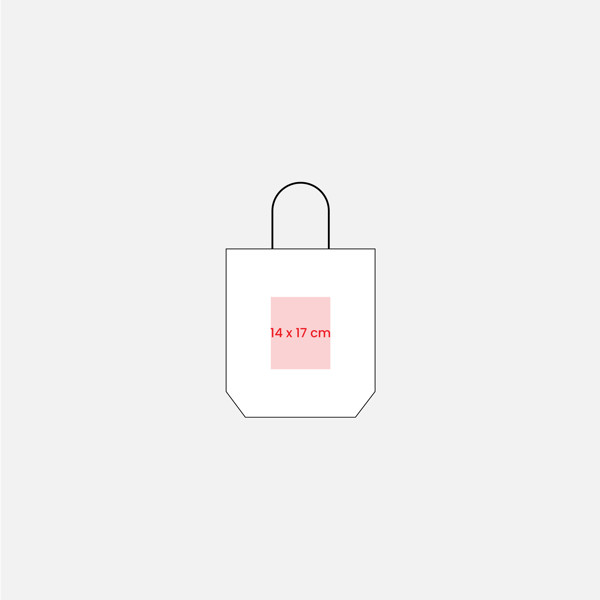 Shopper In Carta Riciclata 100 Gr/M2 Con Soffietto