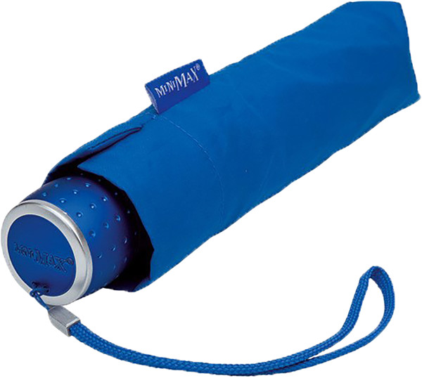 MINIMAX - Parapluie pliant - Manuel - Impermable au vent -  100 cm - Bleu cobalt