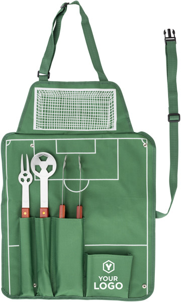 Avental de nylon (600D) com conjunto para churrasco Christina
