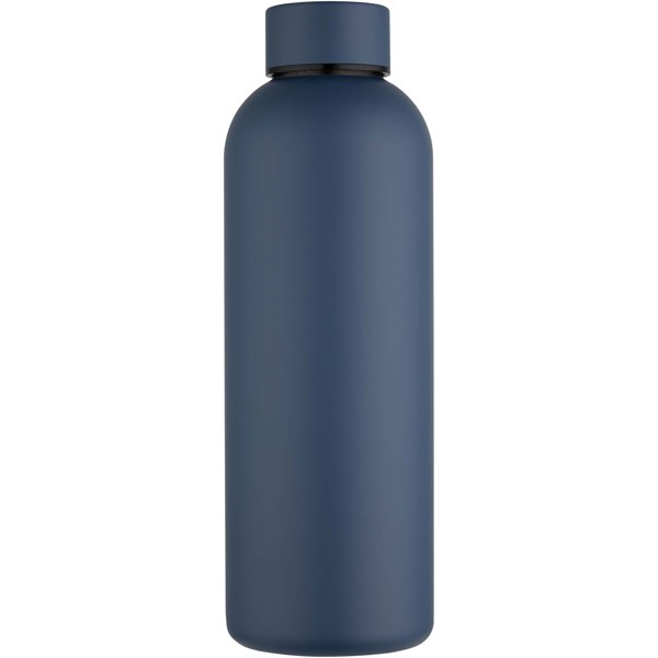 Bouteille d’eau Spring de 750 ml en acier inoxydable recyclé certifié RCS à simple paroi - Bleu hale