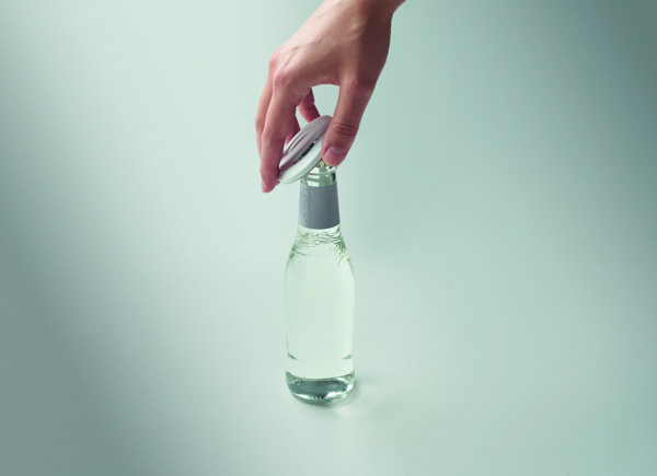 Phone holder and bottle opener Dosenuno - White