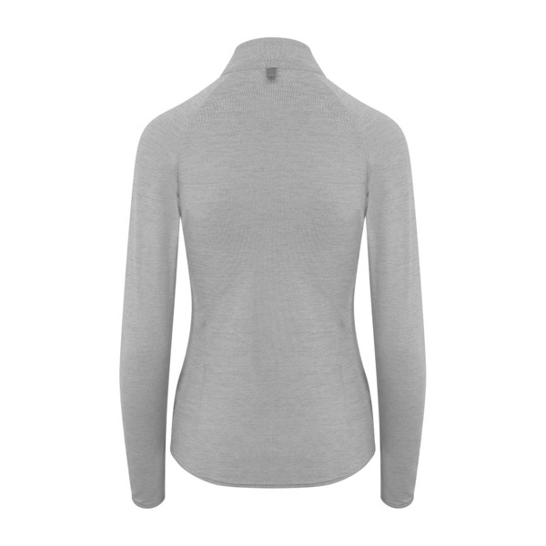 Women's Cool Flex 1/2 Zip Top - Silver Grey / L
