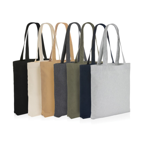 Sac tote en toile recyclée et non teintée Impact AWARE™ - Bleu Marine