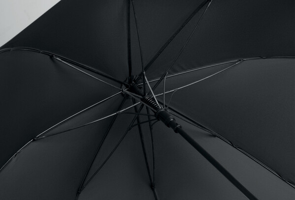 27" auto umbrella wood handle Rayna - Black