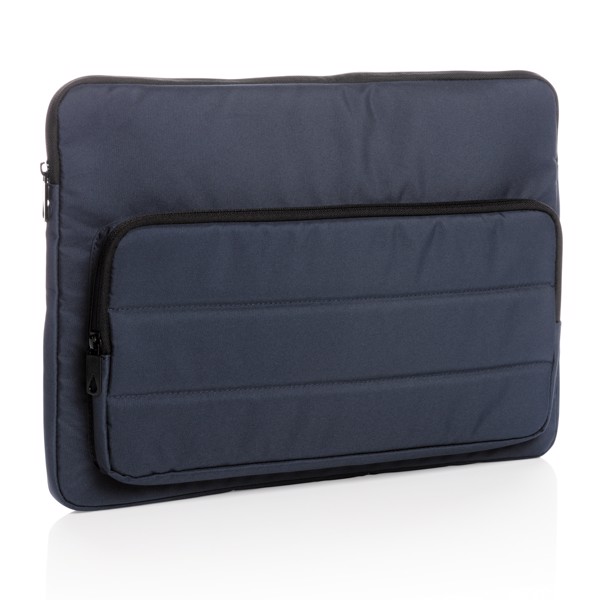 Pochette pour ordinateur 15,6" Impact en rPET AWARE™ - Bleu Marine